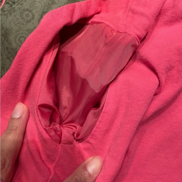 Kids Olive Green Jacket with Pink Accents - Picture 3 of 13